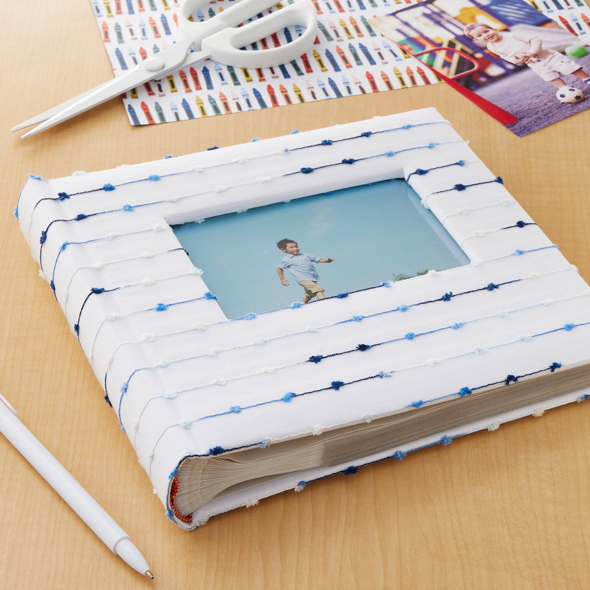6 Pack: Blue Clip Stitch 2-Up Photo Album by Recollections™